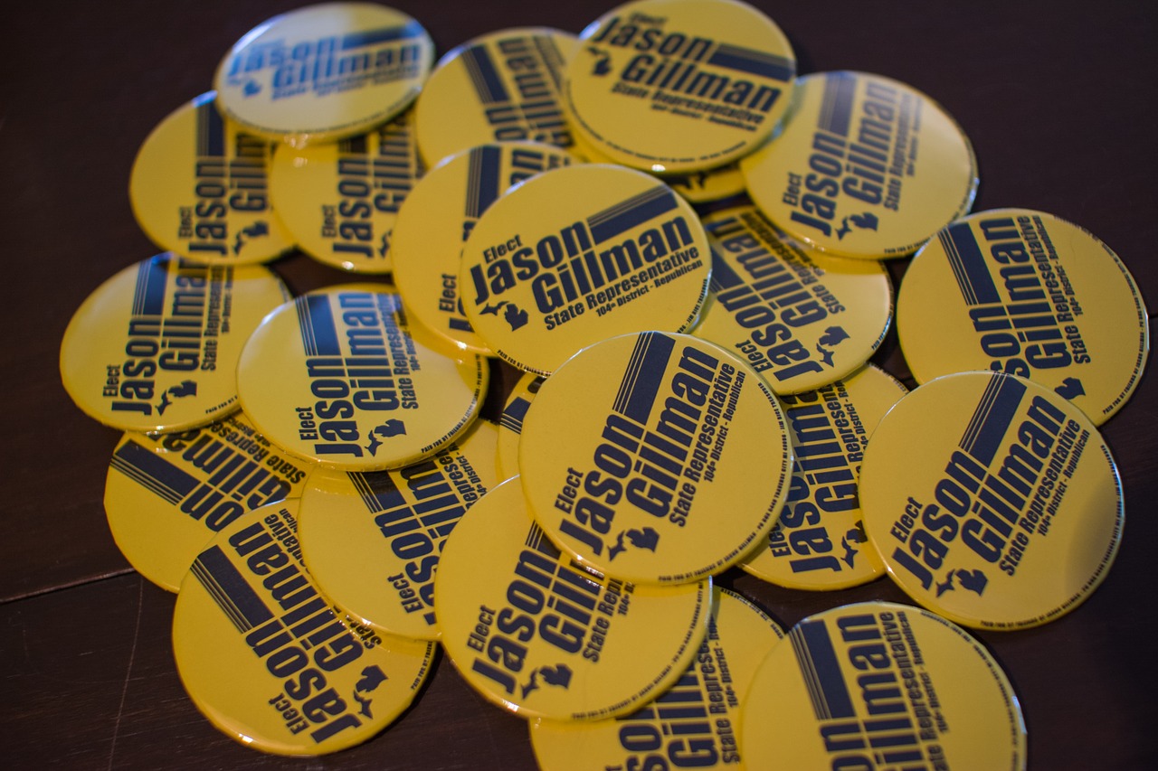 campaign buttons elect free photo