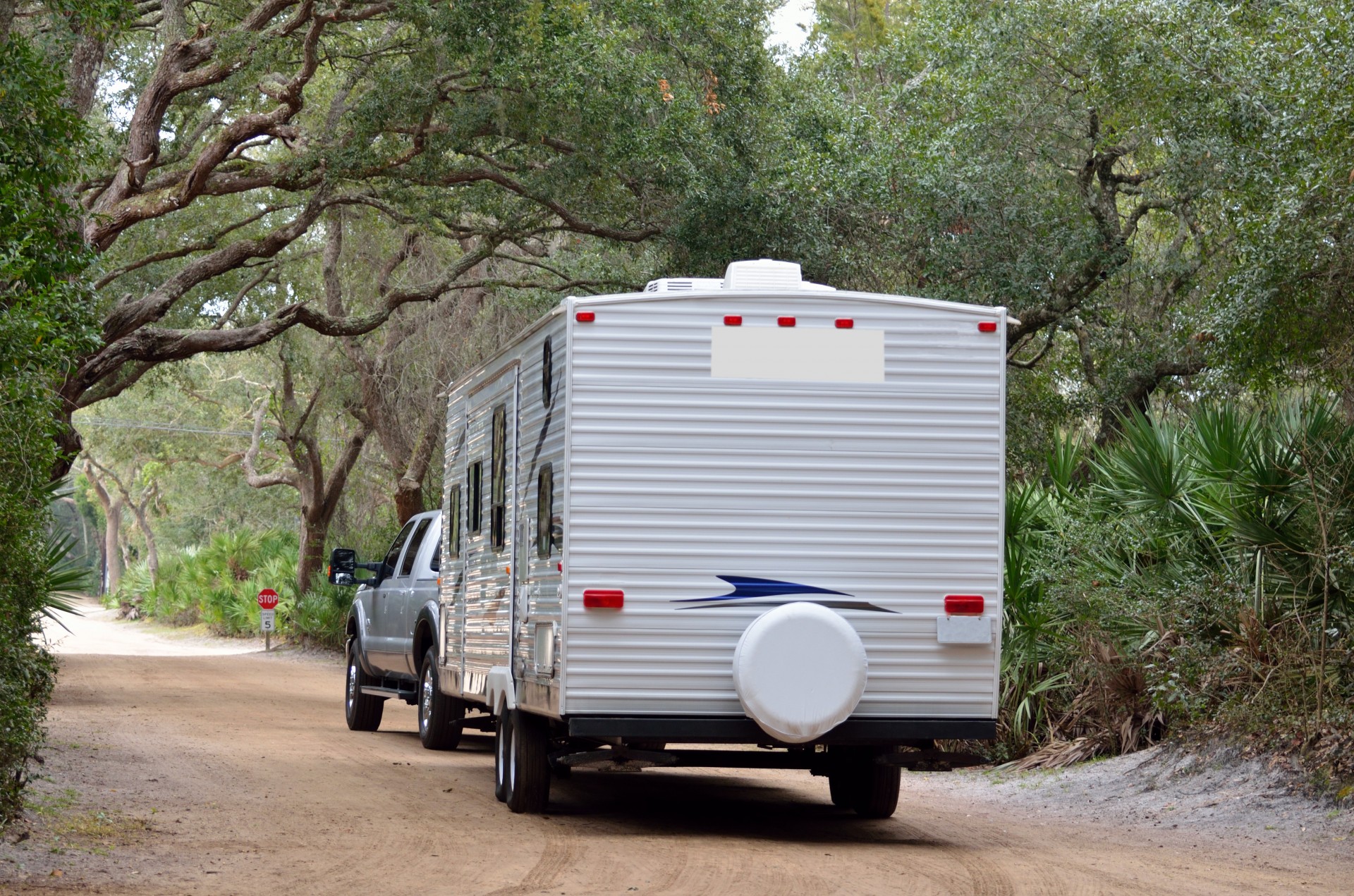camper trailer recreational vehicle free photo