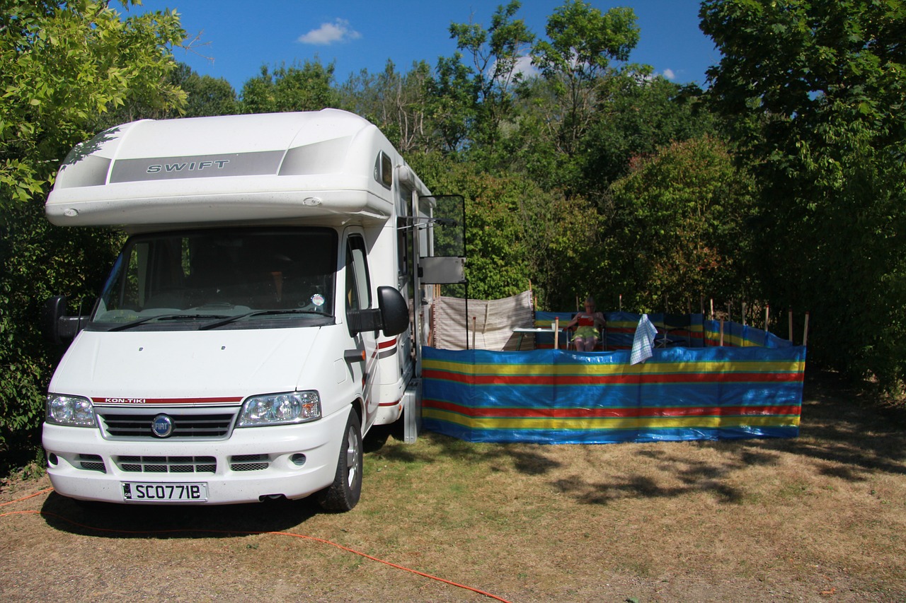 camper van camping france free photo