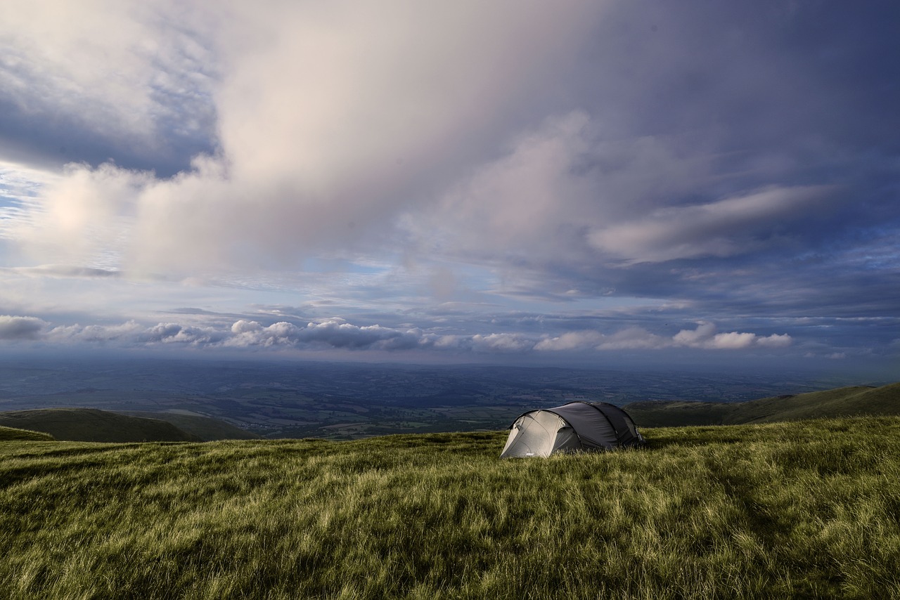 camping wales brecon beacons free photo