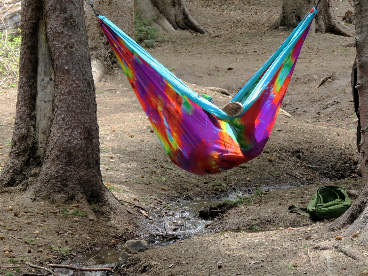 camping  utah  hammock free photo