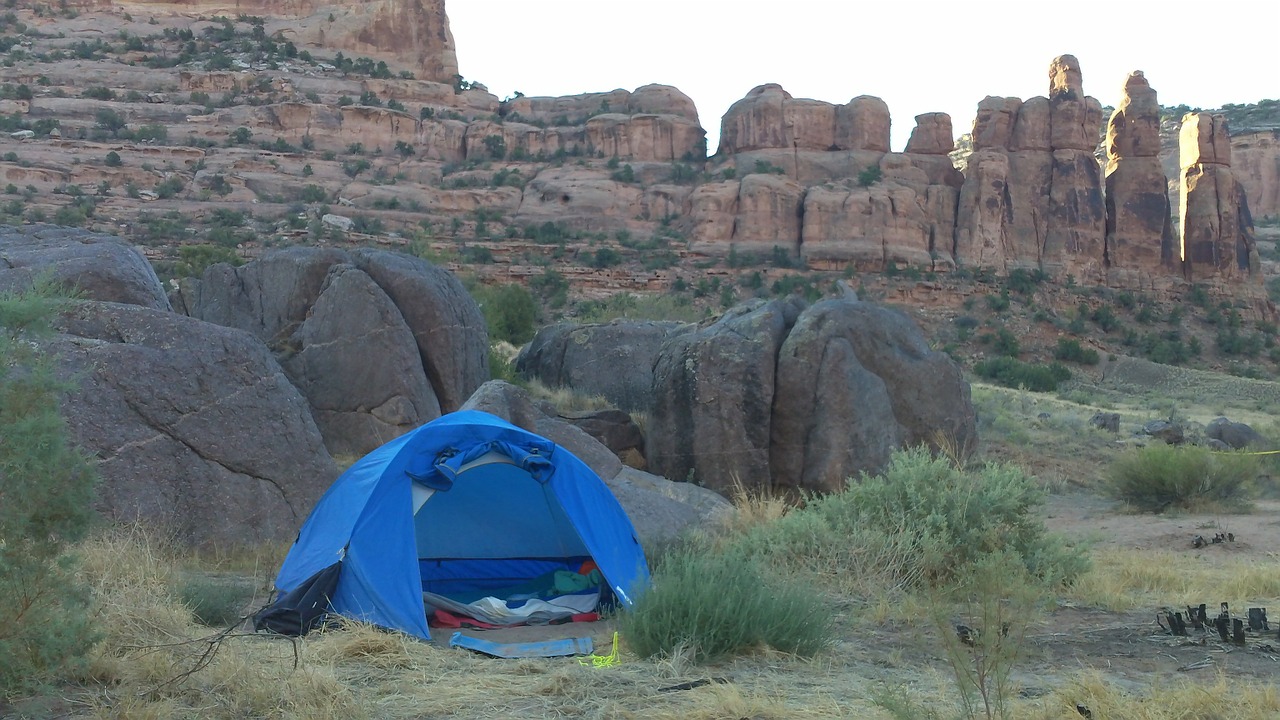 camping tent nature free photo