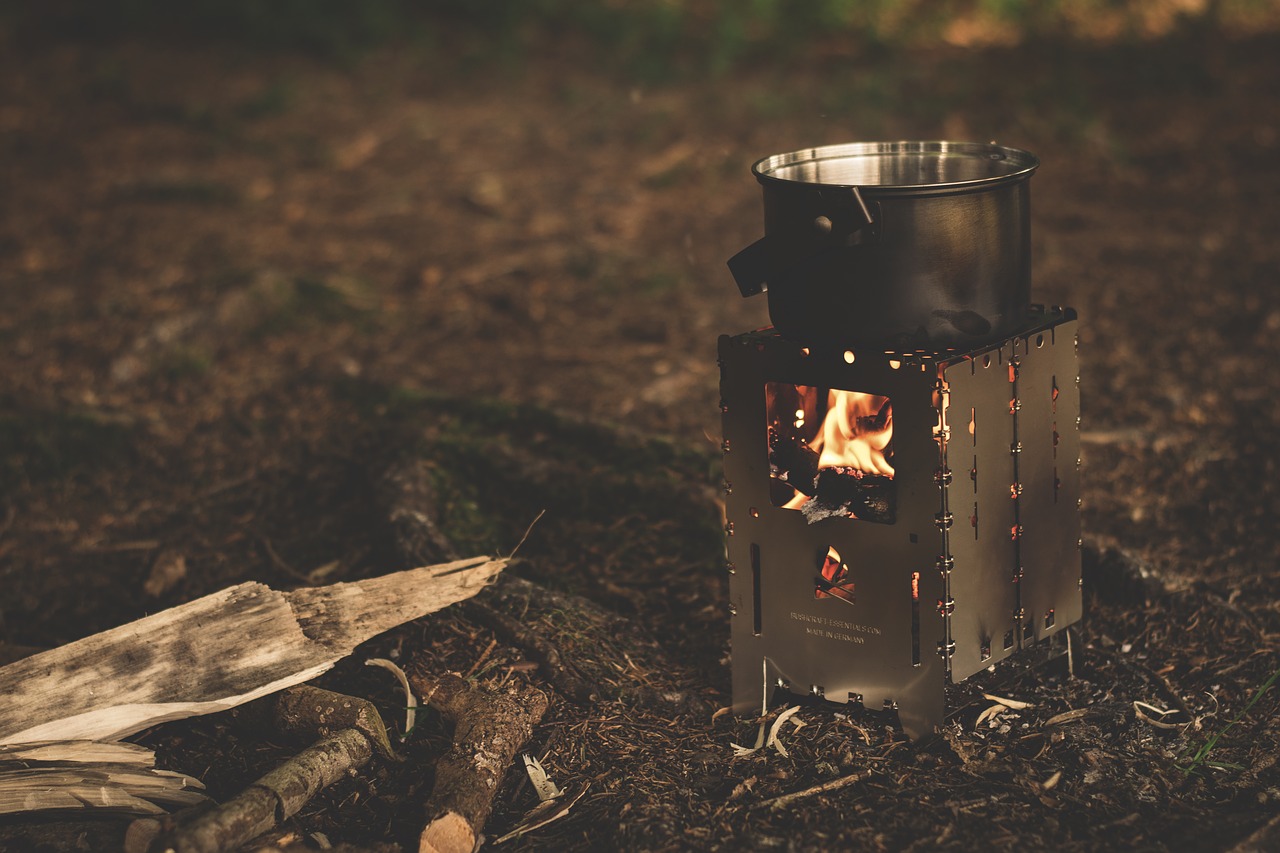 camping cooker kocher burner free photo