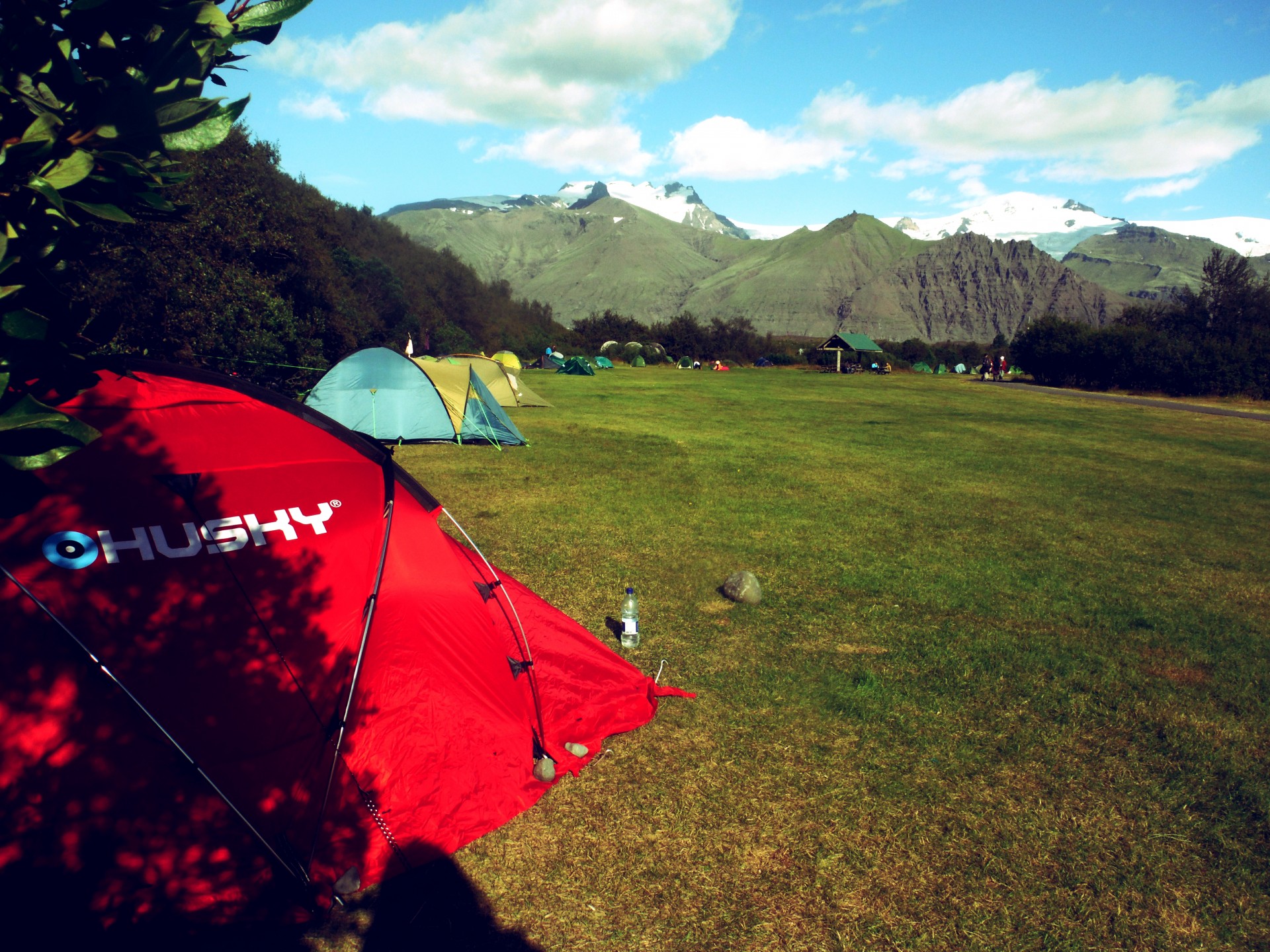 camping skaftafell husky tent iceland free photo