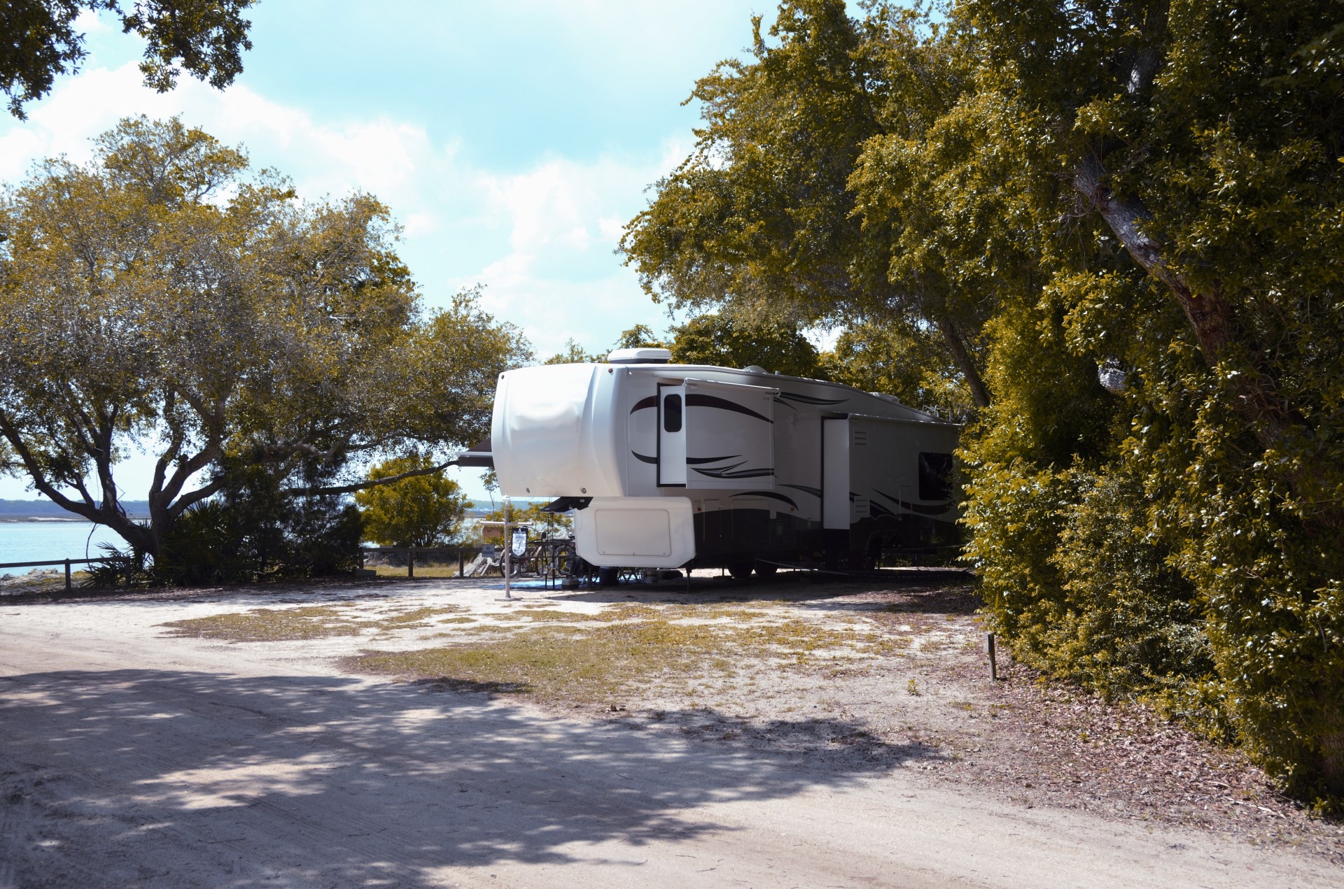 camping recreational trailer free photo