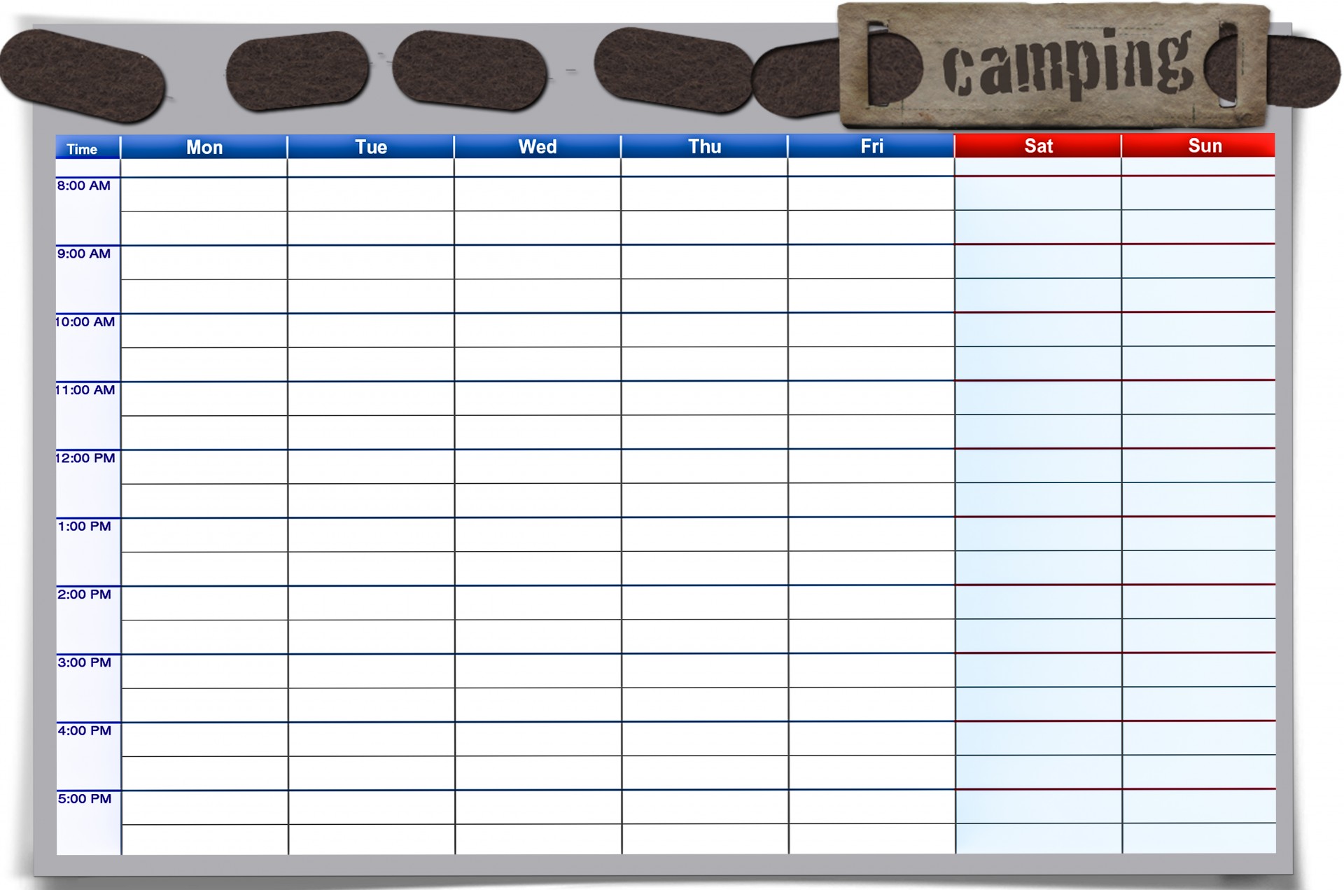 Camp list. Camp Schedule. Camping list Sample. Day planning stock.