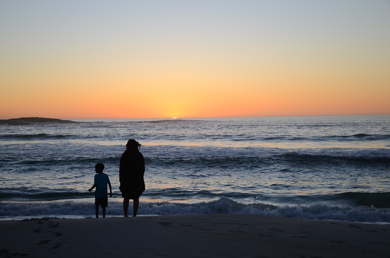 camps bay cape town sunset free photo