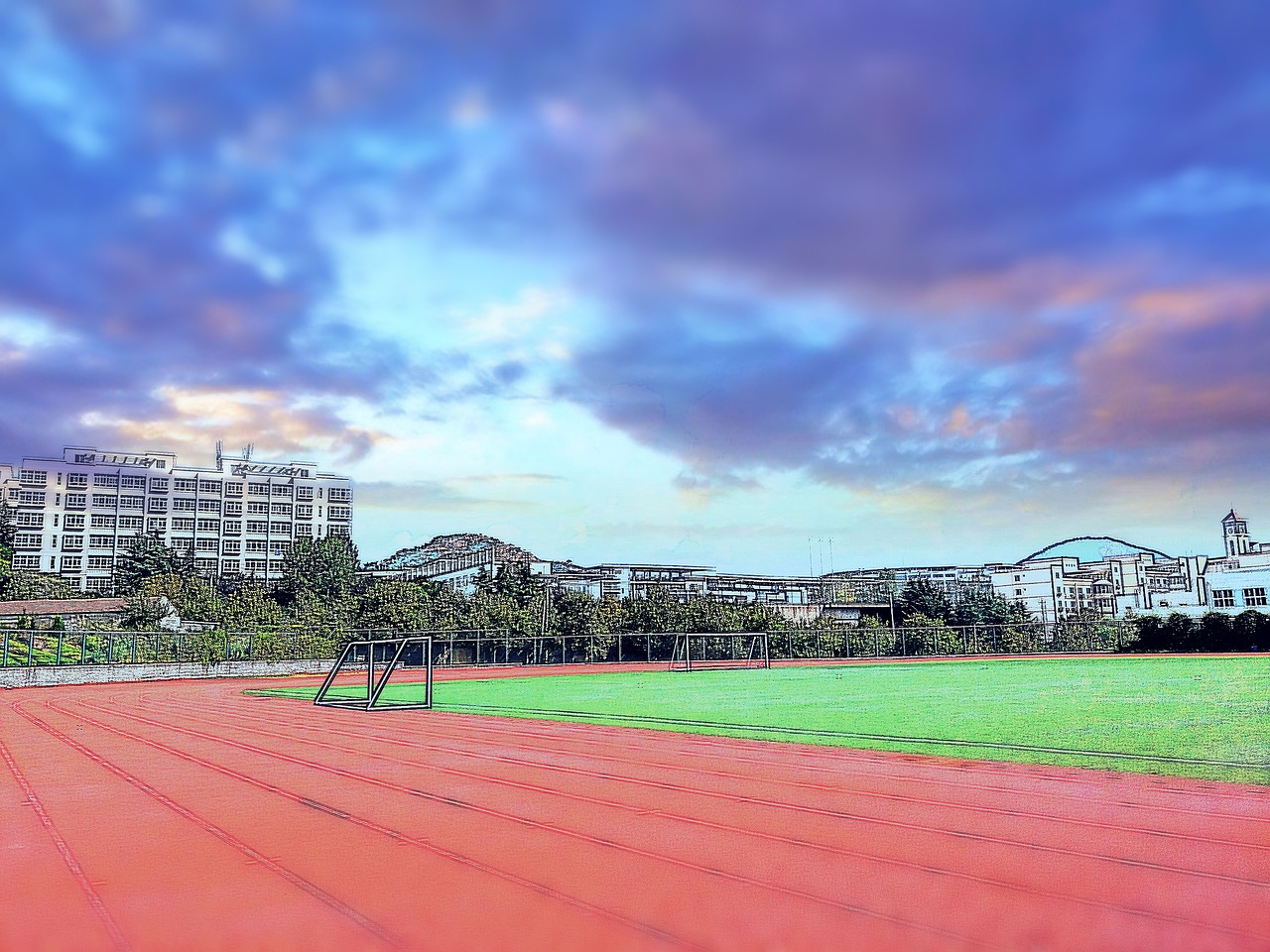 campus playground youth free photo