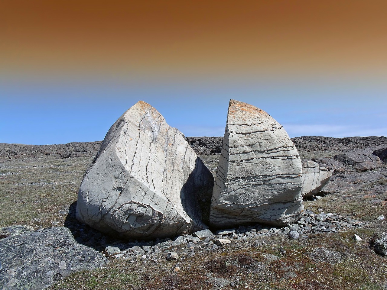 canada landscape rocks free photo