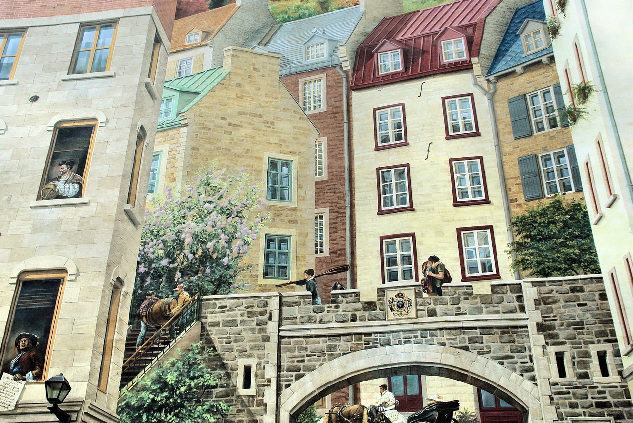 canada quebec old town free photo