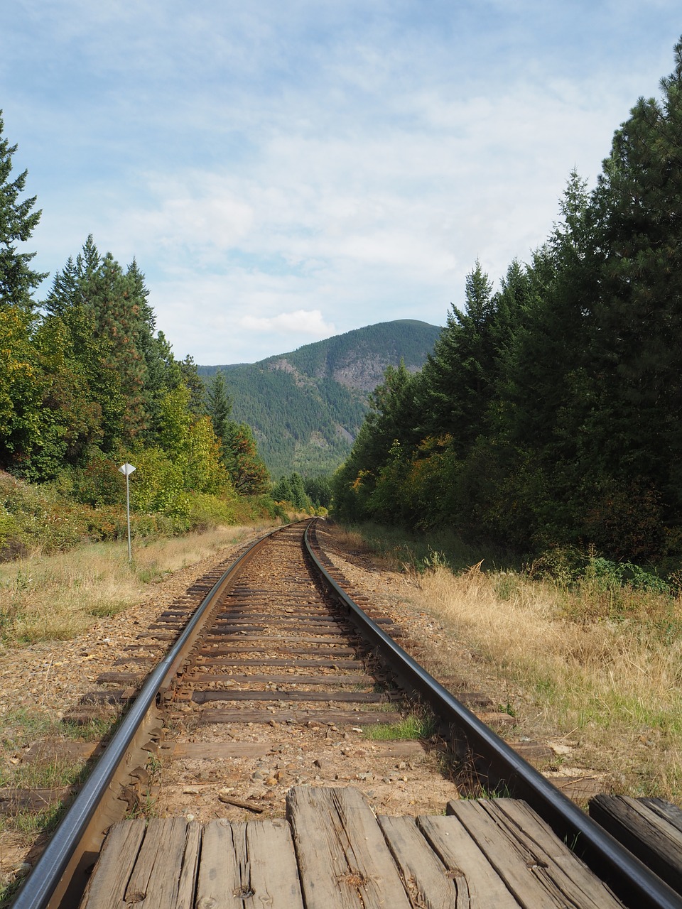 canada railway track free photo