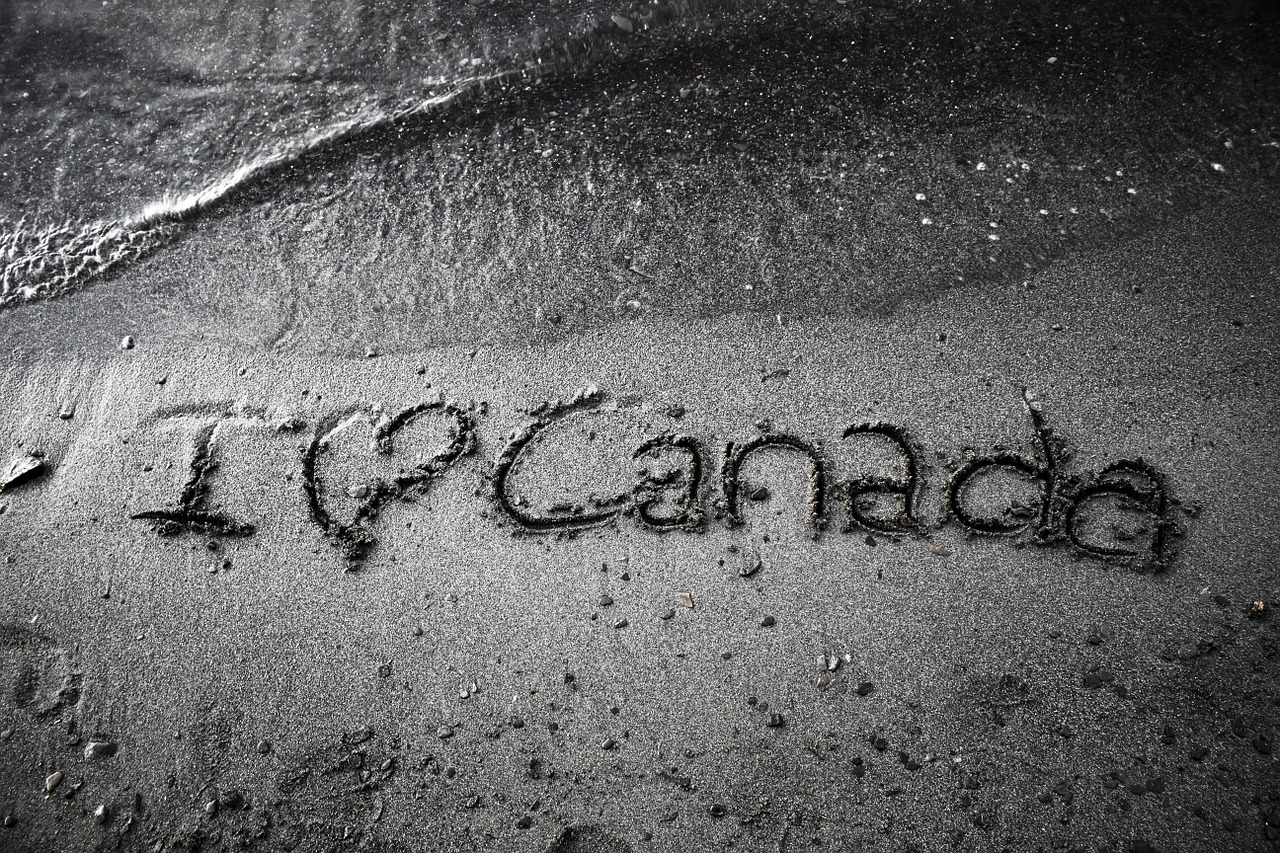 canada sand beach free photo