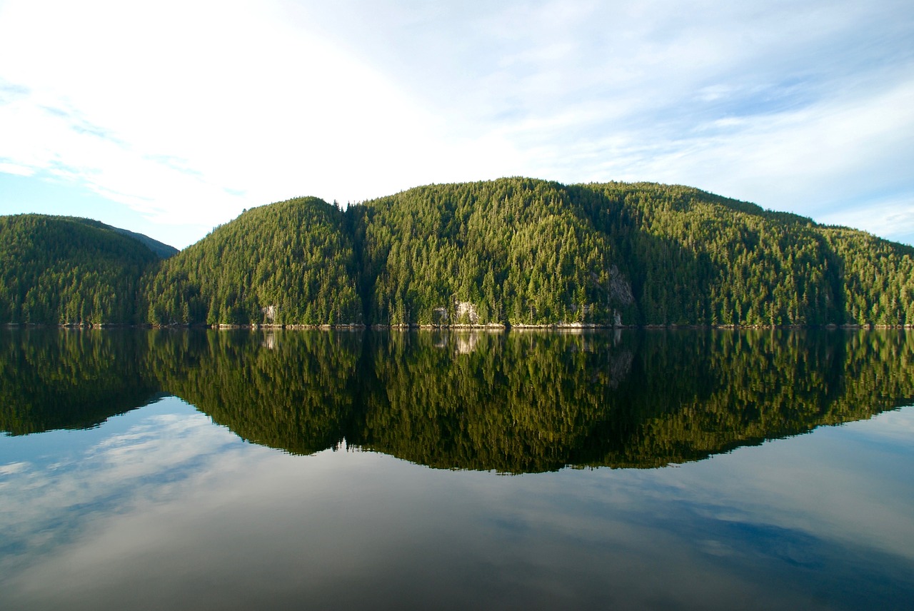 canada sea mirroring free photo