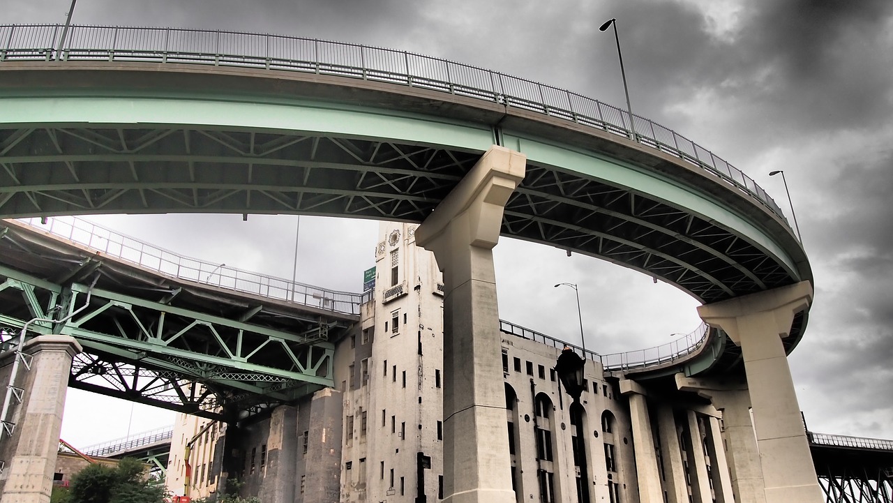 canada bridge montreal free photo