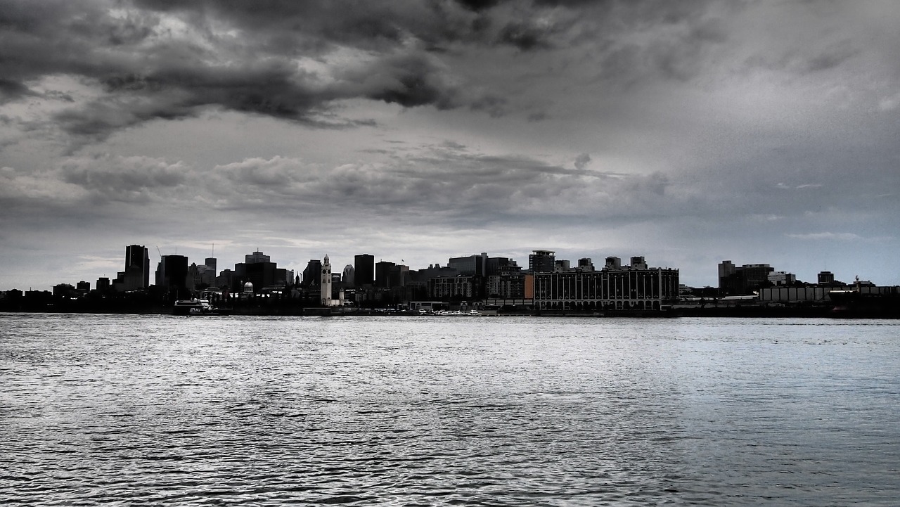 canada montreal skyline free photo