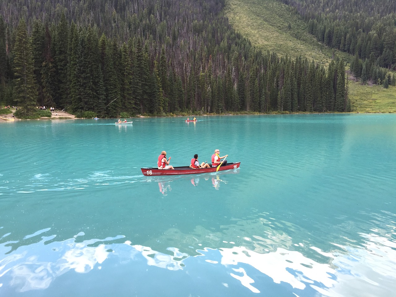 canada canoe lake free photo