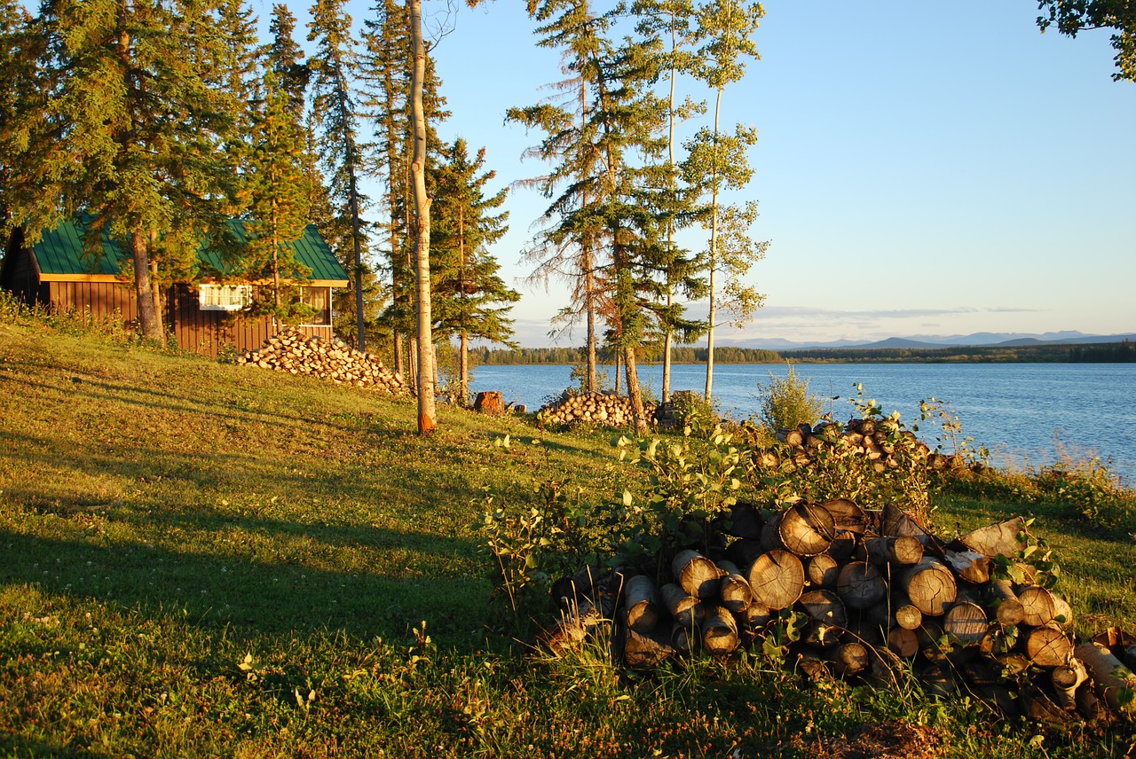 canada lake campsite free photo