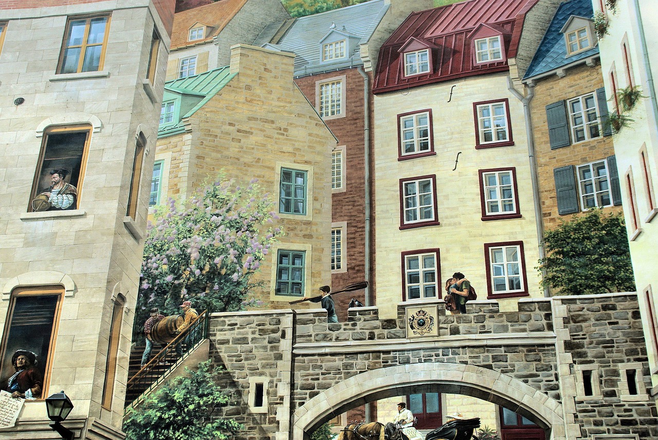 canada quebec lower town free photo