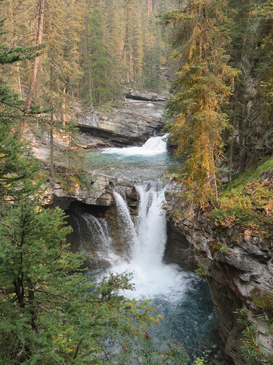 canada nature waterfall free photo