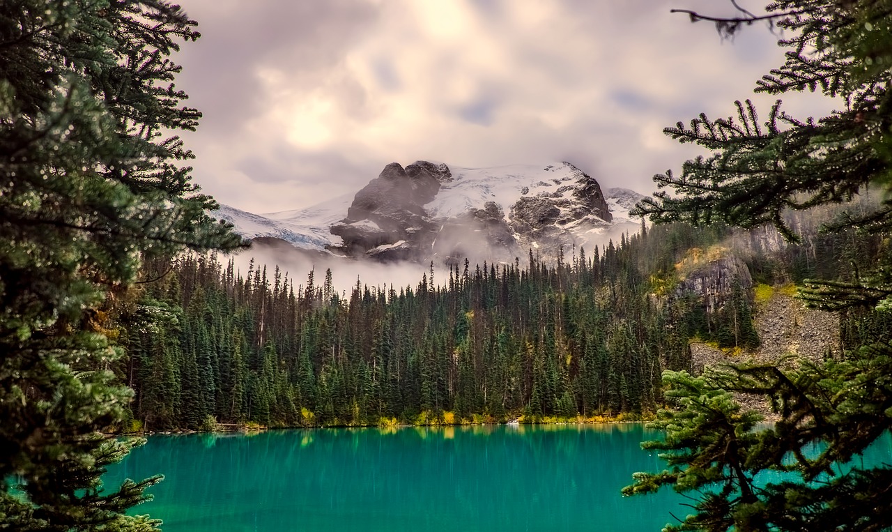 canada lake sky free photo