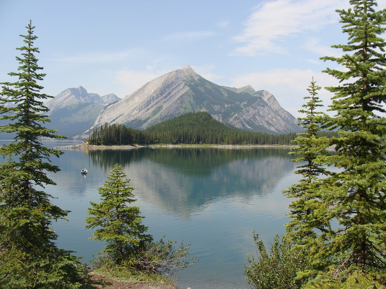 canada trees lake free photo