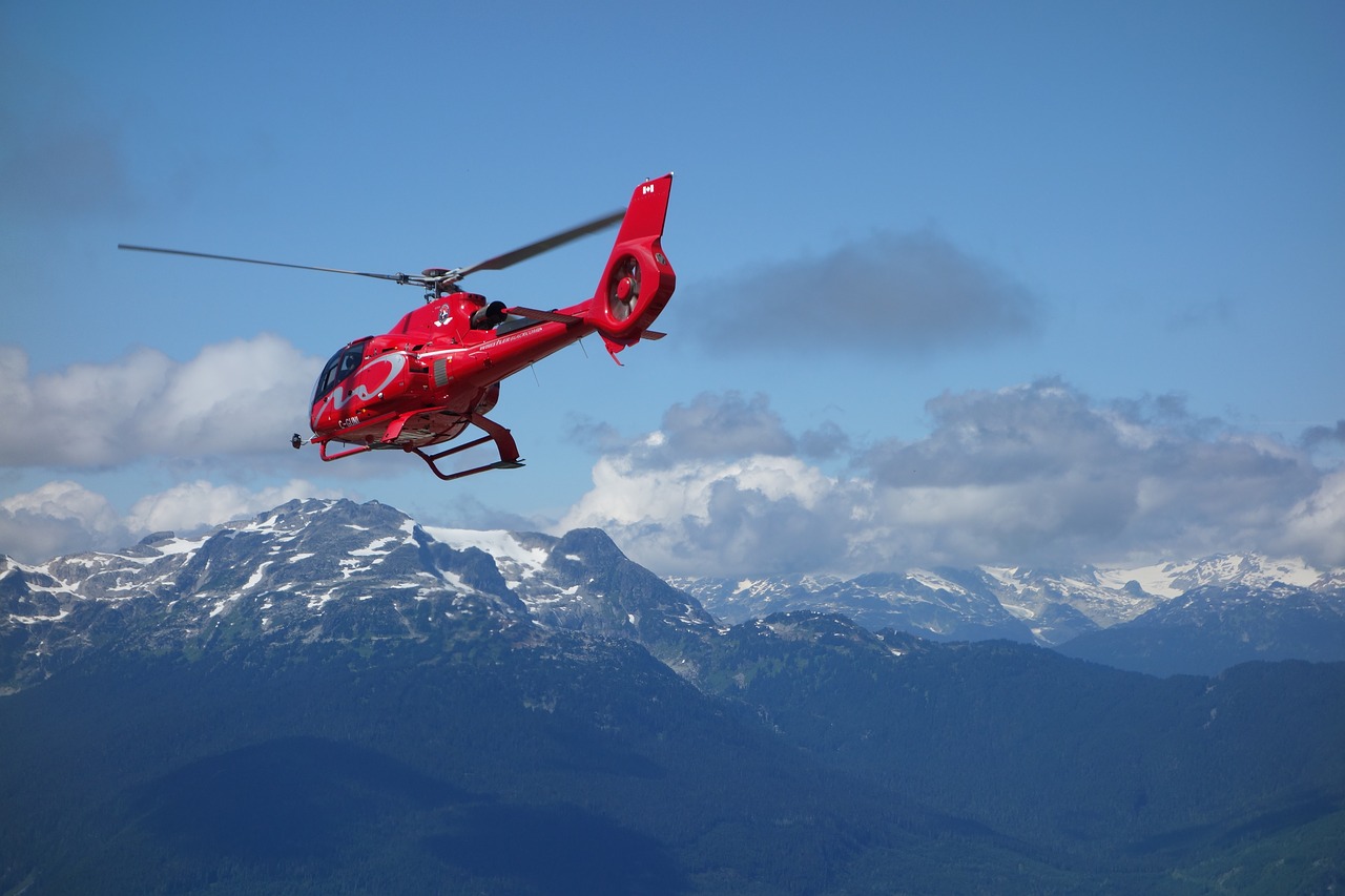 canada whistler helicopter free photo
