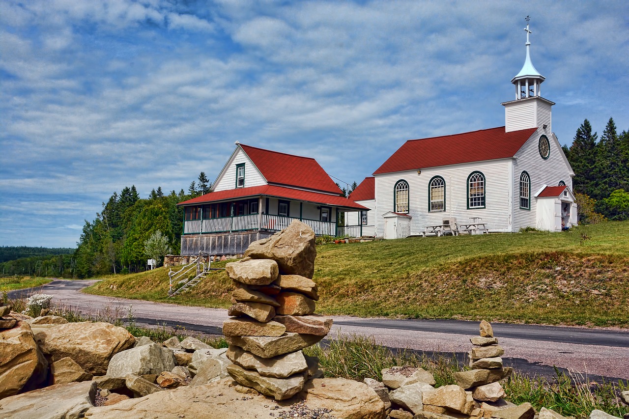 canada church new brunswick free photo