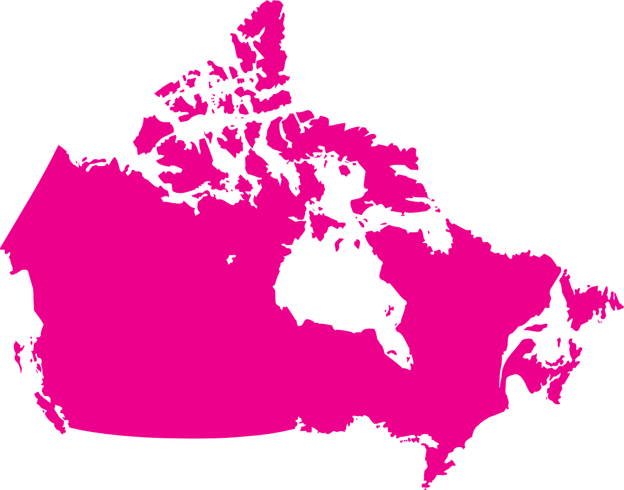 canada country map free photo