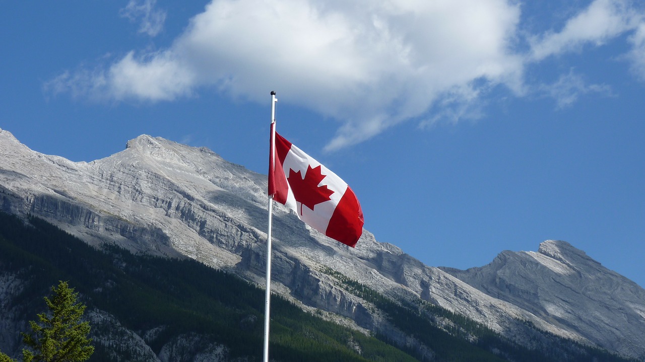 canada national park flag free photo