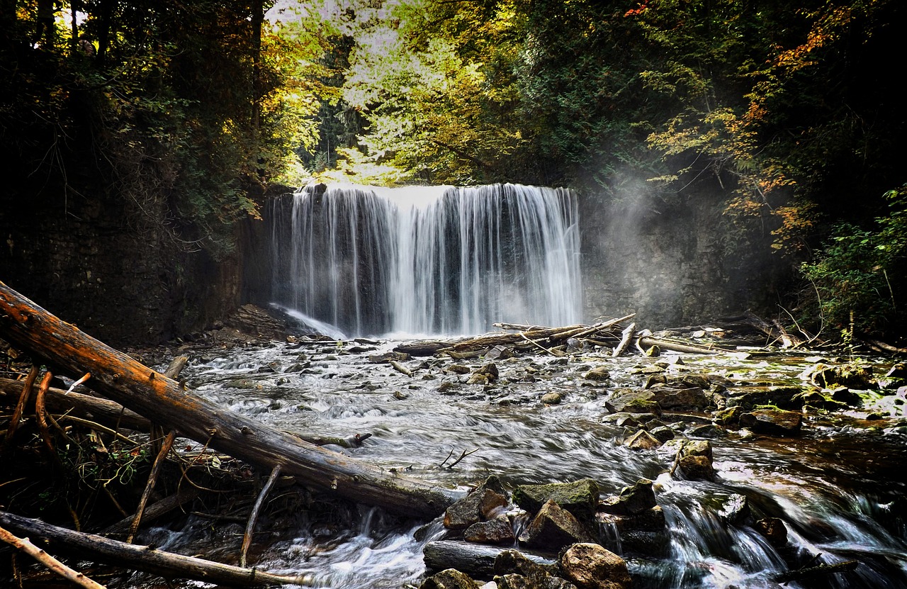 canada ontario waterfalls free photo