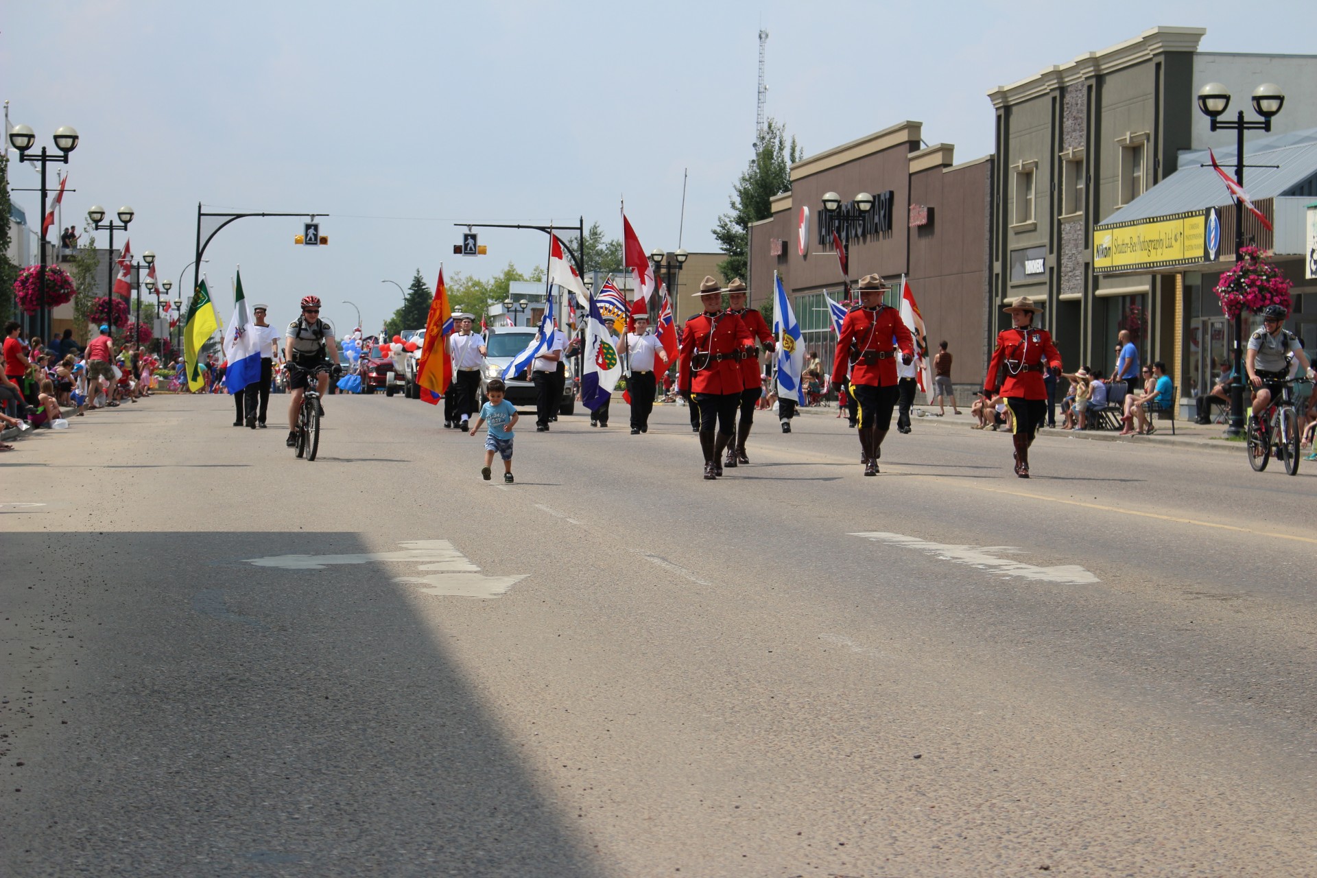 canada day parade mounties free photo