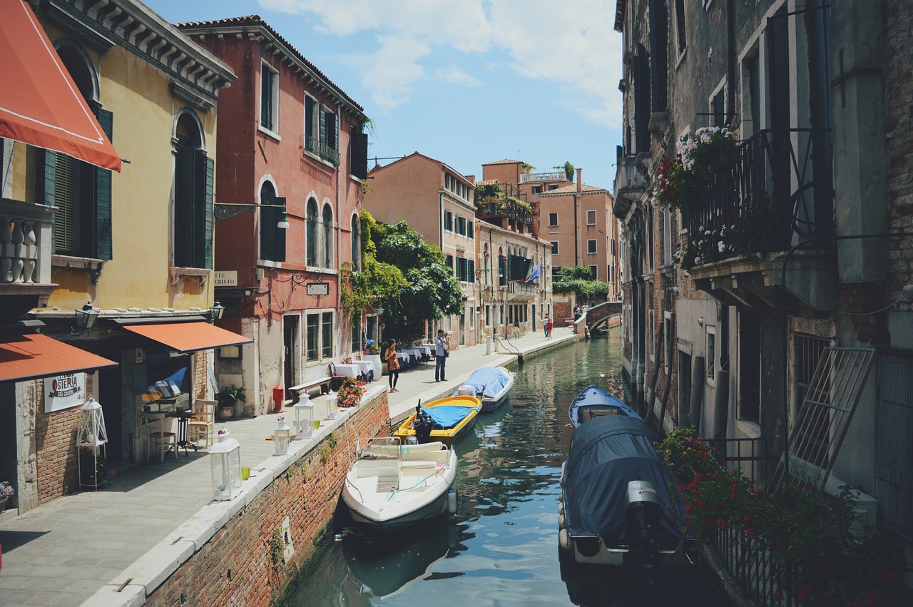 canal venice italy free photo