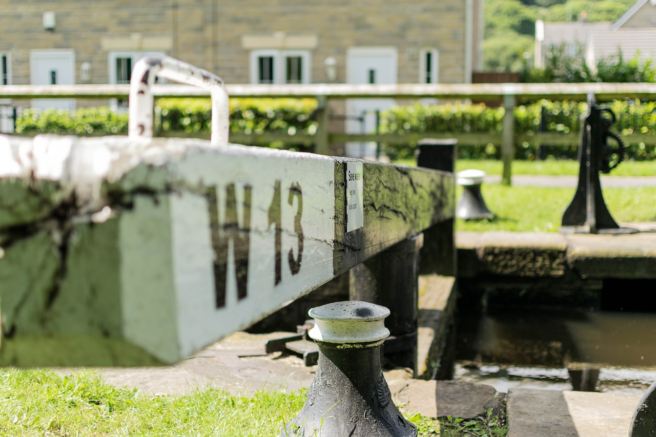 canal locks waterway free photo