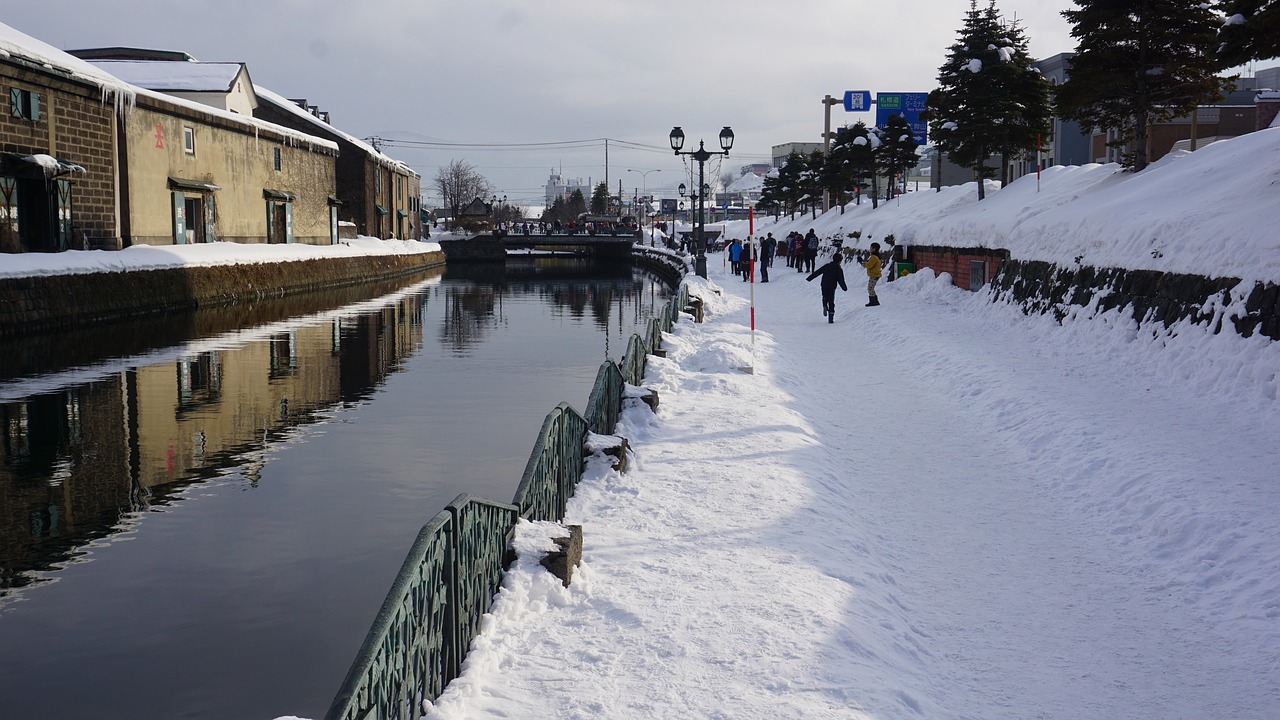 canal japan river free photo