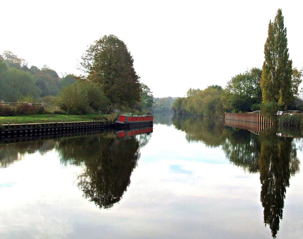 canal boat england free photo