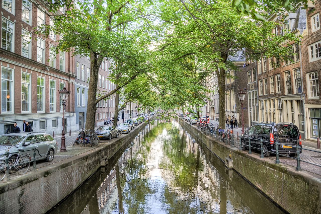 canal  amsterdam  water free photo