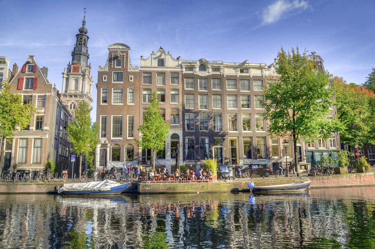 canal  amsterdam  netherlands free photo