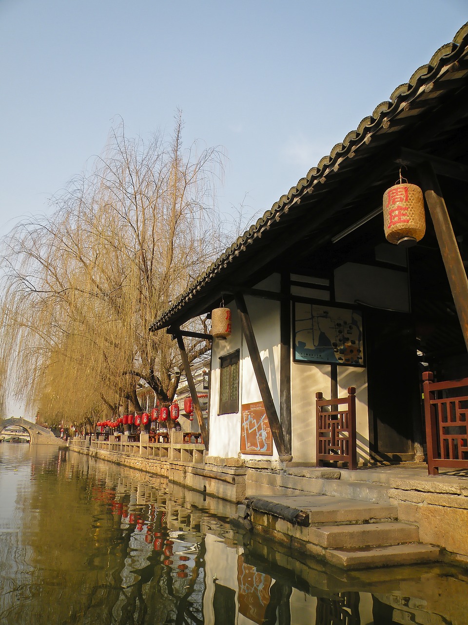 canal  waterway  china free photo