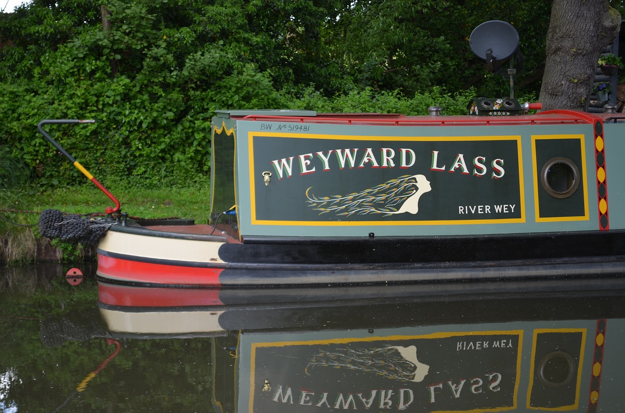 canal barge narrow boat narrow free photo