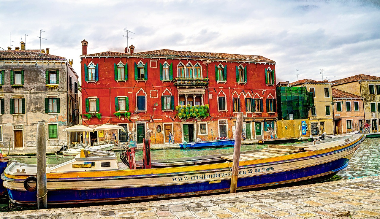 canale grande boat venice free photo