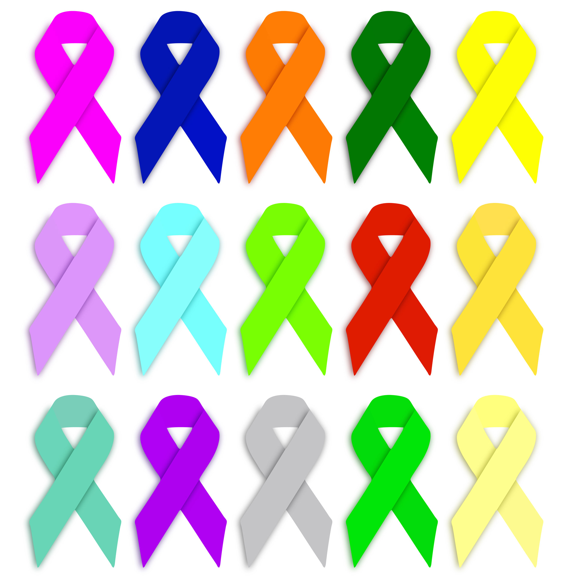 cancer ribbons awareness ribbons ribbon free photo