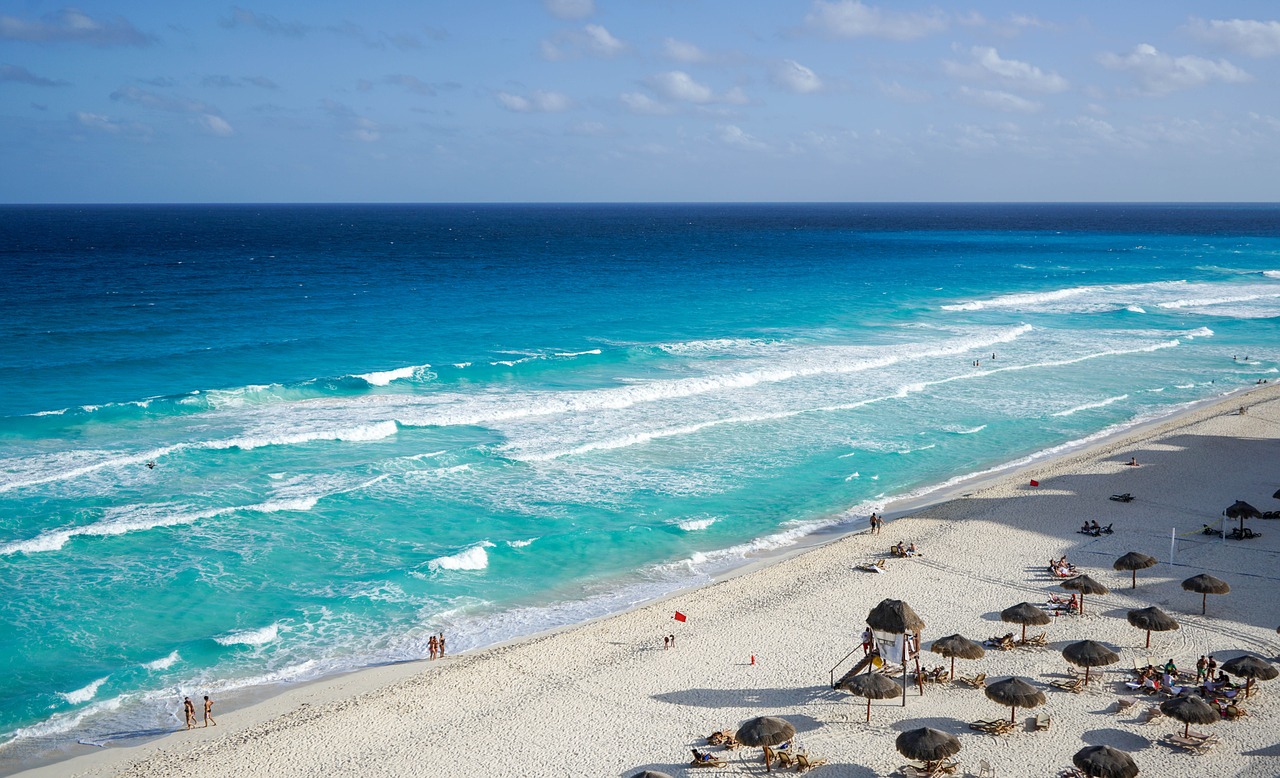 cancun mexico beach free photo