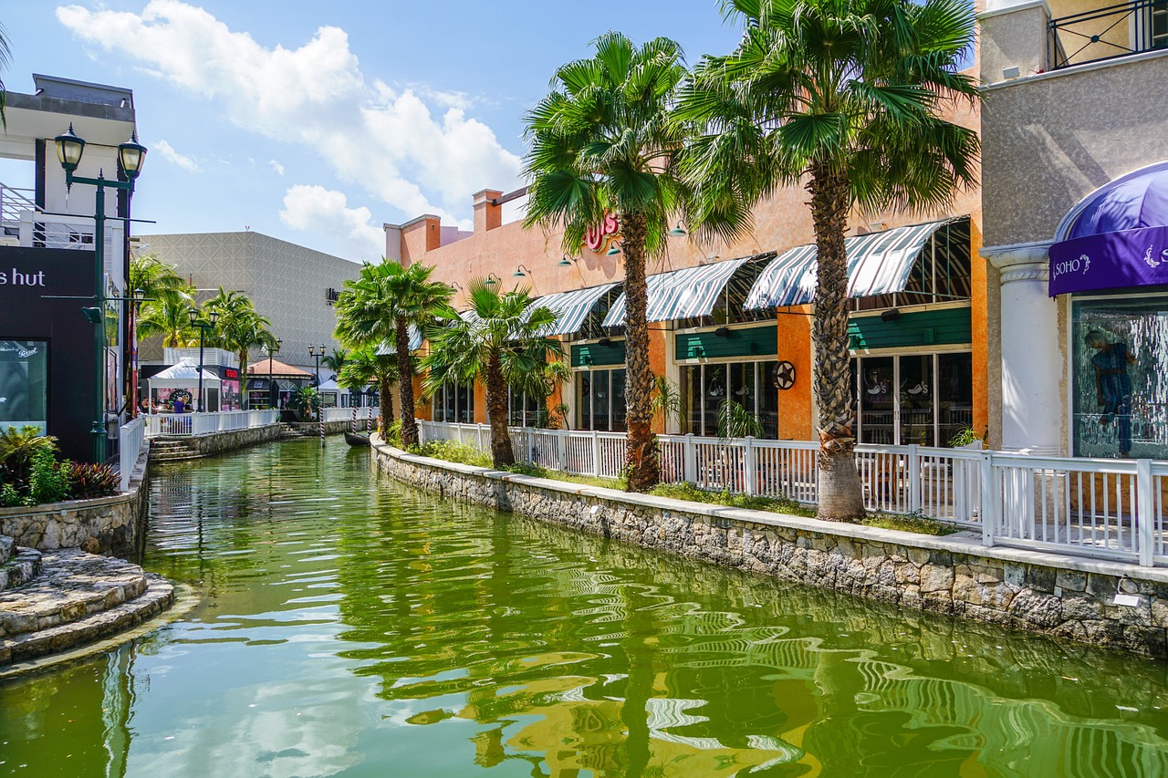 cancun mexico canal free photo