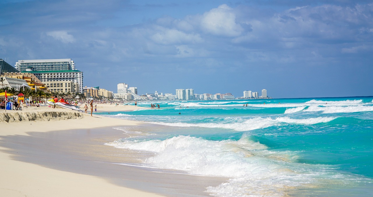 cancun mexico beach free photo