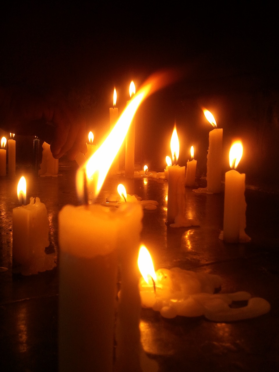 candel light pray free photo