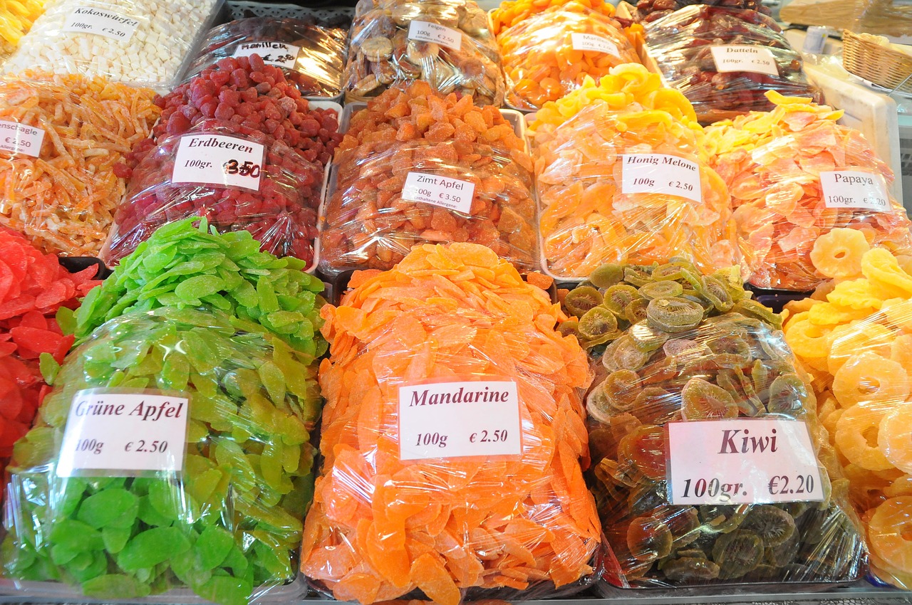 candied fruit naschmarkt vienna free photo