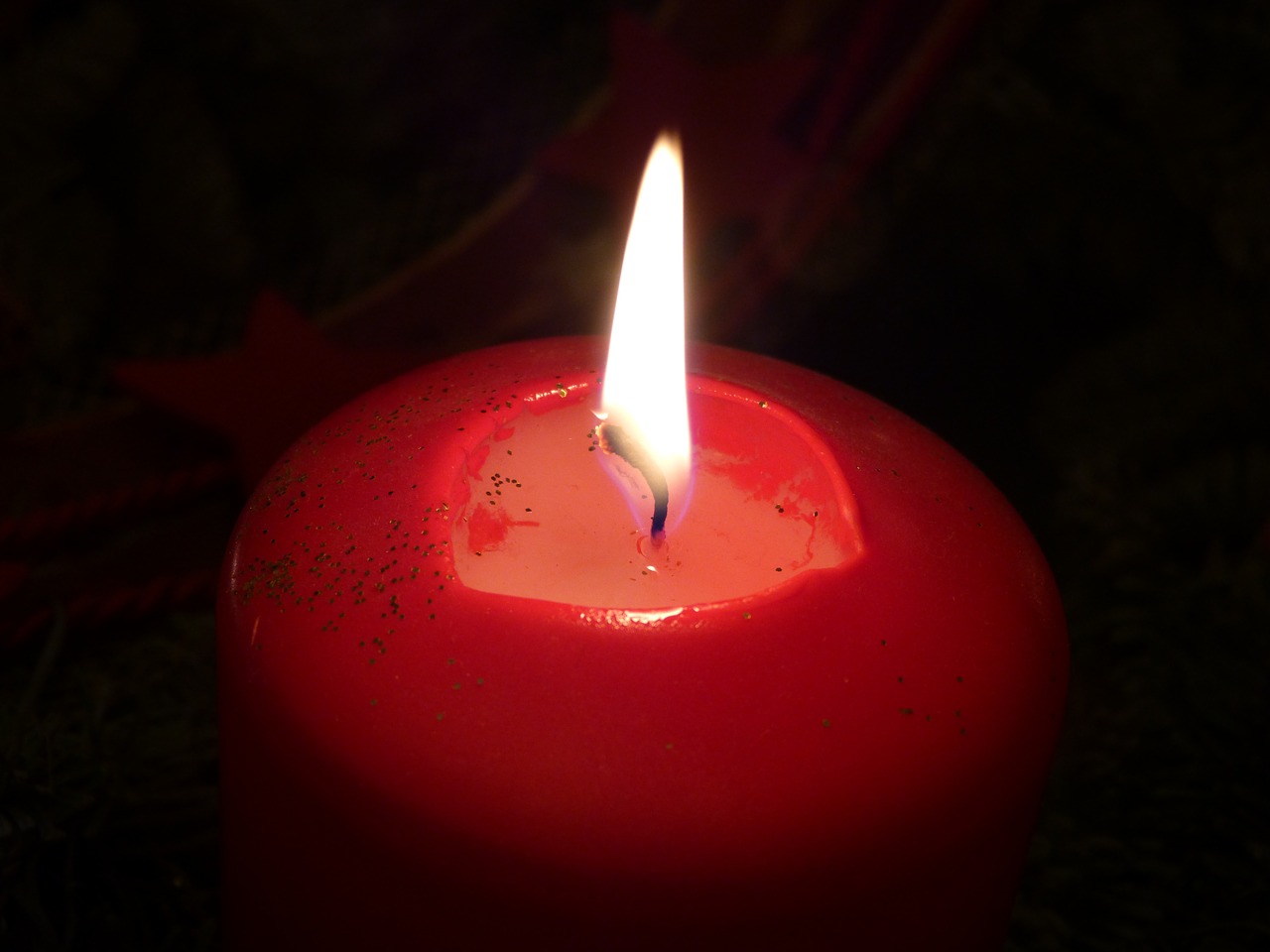 candle flame christmas free photo