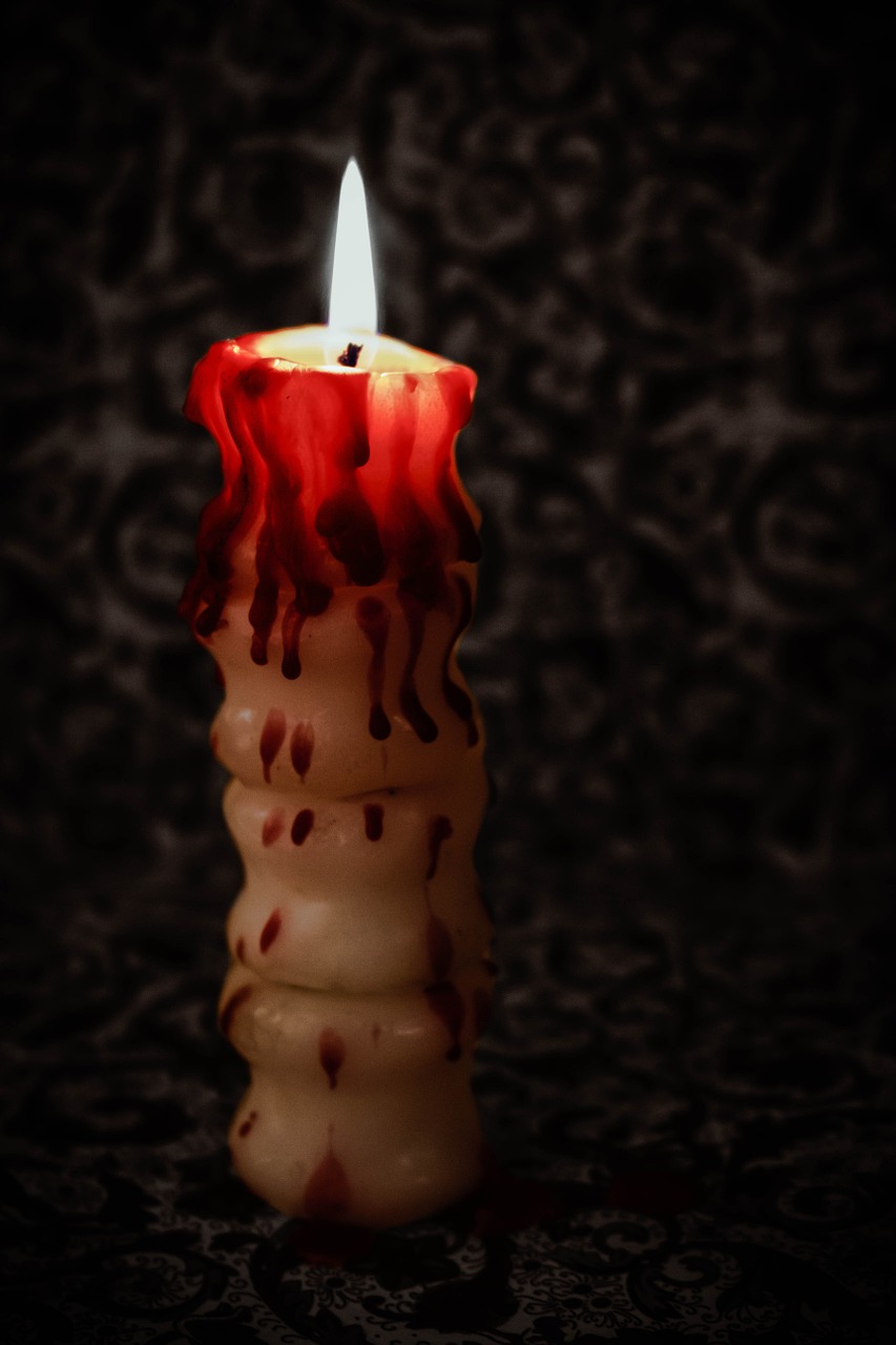 candle eddy spine free photo