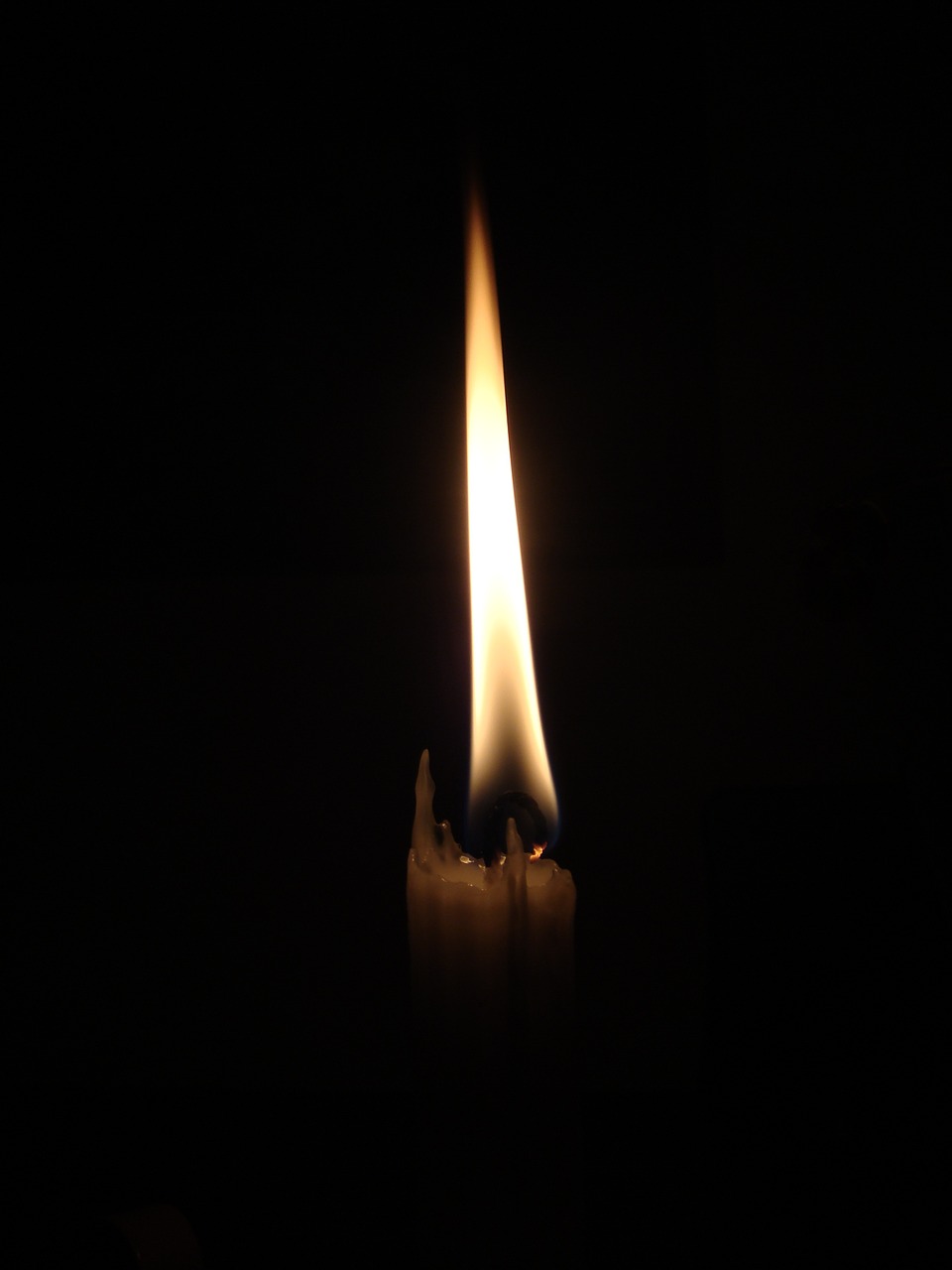 candle flame wax free photo