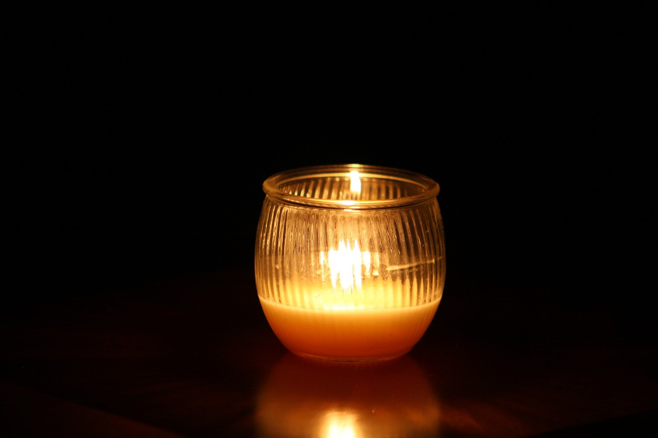 candle light night free photo